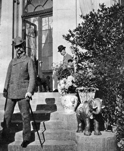 Kong Christian IX af Danmark 1818-1906 og Prins Frederik 1868-1940, 1904 1908.