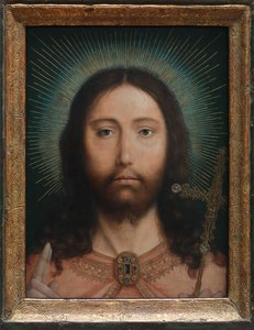 Kristus Salvator Mundi af Quentin Massys or Matsys