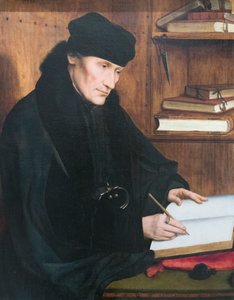 Portræt af Erasmus af Rotterdam