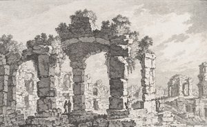 Ruines de Cumes, 1700-tallet. af Quentin Pierre Chedel