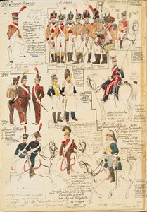 Militære uniformer fra det franske imperium, af Quinto Cenni, farveplade af Quinto Cenni
