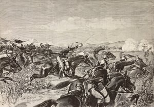 Savoy Cavalry Regiment angreb, 10. september af Quinto Cenni