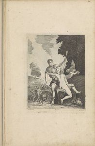 Venus forsøger at stoppe Adonis fra at jage af Quirin Boel