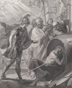 Mødet mellem Diogenes af Sinope og Alexander den Store, 1784. af Quirin Mark