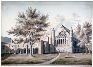 Udsigt over Ely House i Ely Place, Holborn, London, 1775 af RB Godfrey