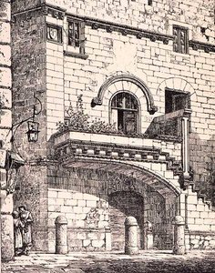 House of Santa Rosa, Viterbo, Italien, fra 
