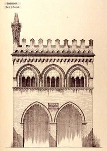 Palace of the Jurisconsults, Cremona, Italien, bygget i 1292, fra 