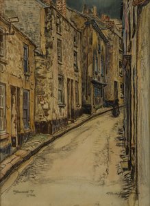 St Andrews Street, St Ives (blandet medier) af R. Borlase Smart