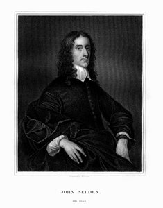 John Selden, engelsk jurist, juridisk antikvar og orientalsk lærd, 1823.