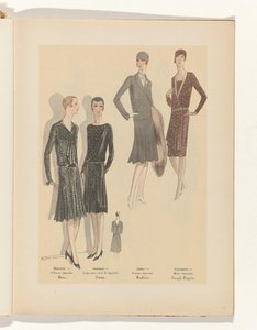 Kunst - smag - skønhed, foldere af feminin elegance, november 1928, nr. 99, 9. årgang, s. 19 af R. Drivon