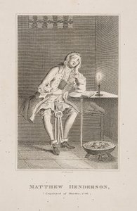 Matthew Henderson, morder i sit kald i 1746 (kobberstik) af R. Grave