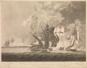Nederlag for den franske og italienske eskadre af R. Lambe