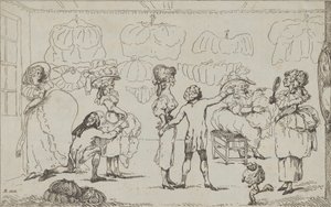 The Bum Shop, 11. juli 1785. af R. Rushworth.