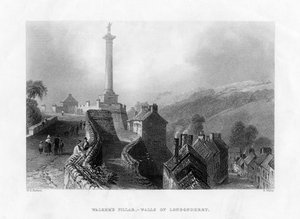 Walkers Pillar, Londonderry, Nordirland, 1860