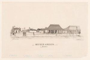 Erindring i Padang. (Sumatra) (titel på objekt) af R. Walthert (signed by artist)