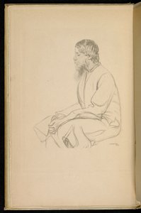 Frontispice af Gitanjali-sangtilbud af Rabindranath Tagore