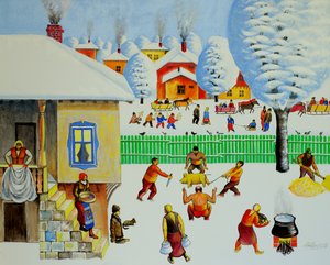 On Christmas Tree, 2006 (olie på lærred)