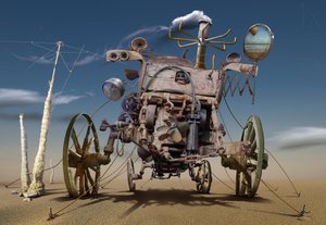 Steampunk-ørkenmaskine af Radoslav Penchev