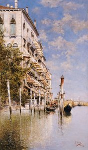 Langs Canal Grande af Rafael Senet