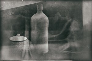 Vintageflaske og krukke af Raffaele Corte