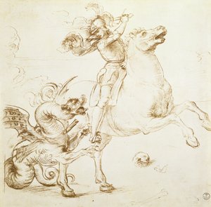 Sankt Georg og dragen af Raffaello Sanzio Raphael