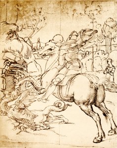 St. George dræber dragen af Raffaello Sanzio Raphael