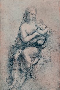 Jomfruen og barnet, studie for Madonna di Foligno, c1511. 1903 af Raffaello Sanzio Raphael
