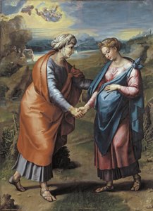 Besøget, 1517 af Raffaello Sanzio Raphael