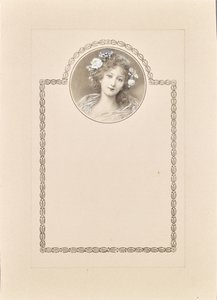 Design til lykønskningskort af Raimund Ritter Von Brennerstein Wichera