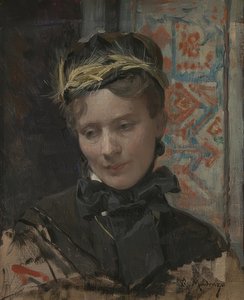 Portræt af en Dame. 1885-95 af Raimundo de Madrazo y Garreta
