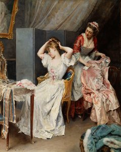 Toilettet, ca. 1890-1900