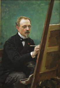 Portræt af Federico de Madrazo (1815-1894) - Maleri af Raimundo de Madrazo y Garreta (1841-1920) af Raimundo de Madrazo y Garreta