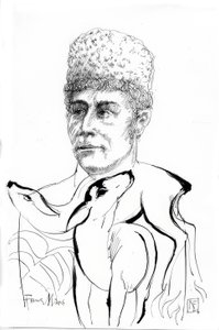 Franz Marc / tegning af Rainer Ehrt af Rainer Ehrt