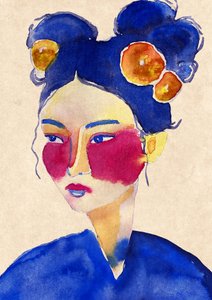 Asian Girl af Raissa Oltmanns
