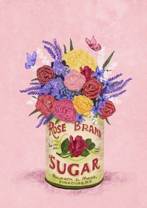 Blomster i en gammeldags dåse af Raissa Oltmanns