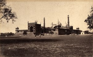 Jama Masjid Musaqi, Delhi, 1886 af Raja Deen Dayal