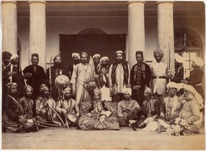 Maharajaen af Rewa og sardars af Raja Deen Dayal