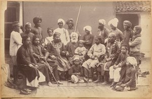 Mowhri Rahman Alli Khans familie, Rewa (forside, nederst) af Raja Deen Dayal