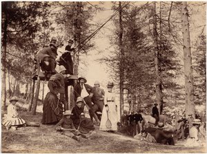 Picnicselskab, Mashobra af Raja Deen Dayal