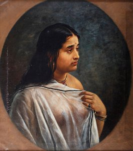 Malayali Lady, af Raja Ravi Varma af Raja Ravi Varma