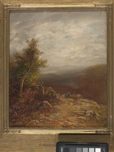 Above The Clouds (olie på lærred) af Ralph Albert Blakelock