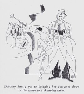 Illustration til "But Gentlemen Marry Brunettes" af Anita Loos (litho) af Ralph Barton