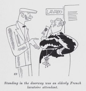 Illustration til "But Gentlemen Marry Brunettes" af Anita Loos (litho) af Ralph Barton
