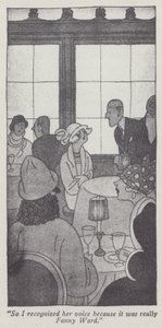 Illustration til Gentlemen Prefer Blondes af Anita Loos (litho)