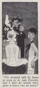 Illustration til Gentlemen Prefer Blondes af Anita Loos (litho)