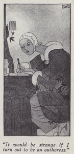 Illustration til Gentlemen Prefer Blondes af Anita Loos (litho) af Ralph Barton