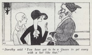 Illustration til Gentlemen Prefer Blondes af Anita Loos (litho) af Ralph Barton