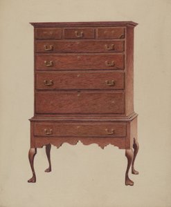 Tidlig amerikansk highboy af Ralph Boyer