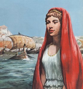 Helena af Troja (farvelitografi)