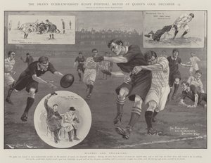 The Drawn Inter-University Rugby Football Match i Queen